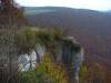 Die Felsen am Wackerstein - dahinter der Won