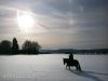 Tiefschnee-Stapfen