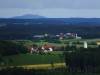 Blick vom Augstbergturm über Wilsingen hinweg zum Bussen