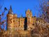 Blick vom Wanderweg zur Burg Hohenzollern