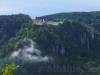 Burg Wildenstein mit Nebelschwaden