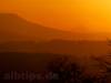 Burg Hohenzollern im Dunst der Abendsonne