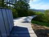 Schicke Bank mit Blick zur Burg Hohenzollern