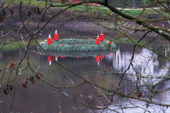 Adventskranz auf dem Ulmener Maar
