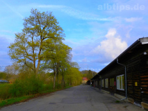 Altes Lager am frühen Morgen