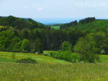 Blick nach Westen Richtung Schwarzwald