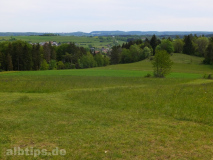 Blick vom Roßbergkäpfle (ohne Alpenblick)