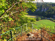 Blick vom Nägelesfelsen ins Laucerttal