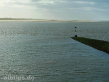 Blick nach Westen Richtung Norderney