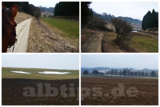Früh-Frühling im Schandental bei und rund um Mehrstetten