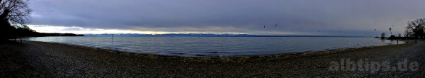 Alpenpanorama am Bodensee