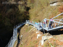 Stahlsteg durch die Marienschlucht