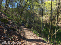 Aufstieg auf dem Blissenweg